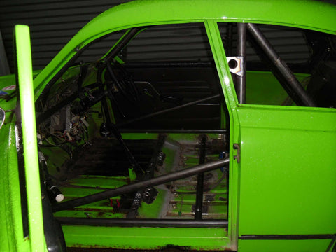 SAAB 96 Historic T45 roll cage kit. MS UK Compliant to Appendix K 