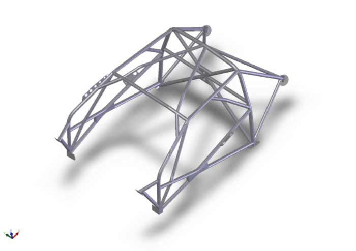 Kit de jaula de seguridad Multipoint T45 para SEAT Leon Cupra 05>