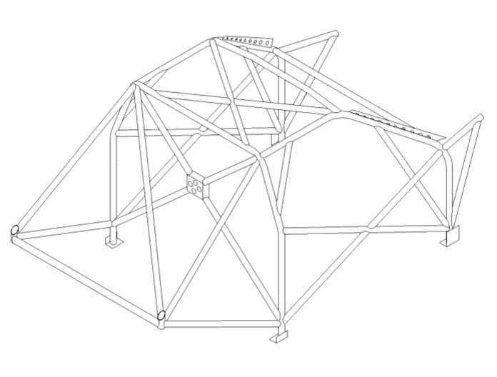 kit de jaula de seguridad Multipoint CDS para SEAT Leon Cupra 99>05