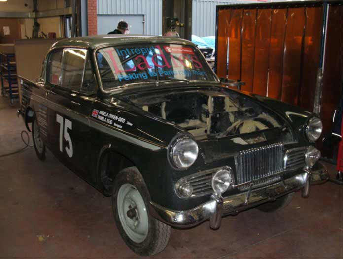 Kit de jaula de seguridad SUNBEAM Rapier Histórico T45. Cumple con el Anexo K de MS UK