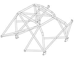kit de jaula de seguridad Multipoint T45 para SUZUKI Swift MK1 '89-'94
