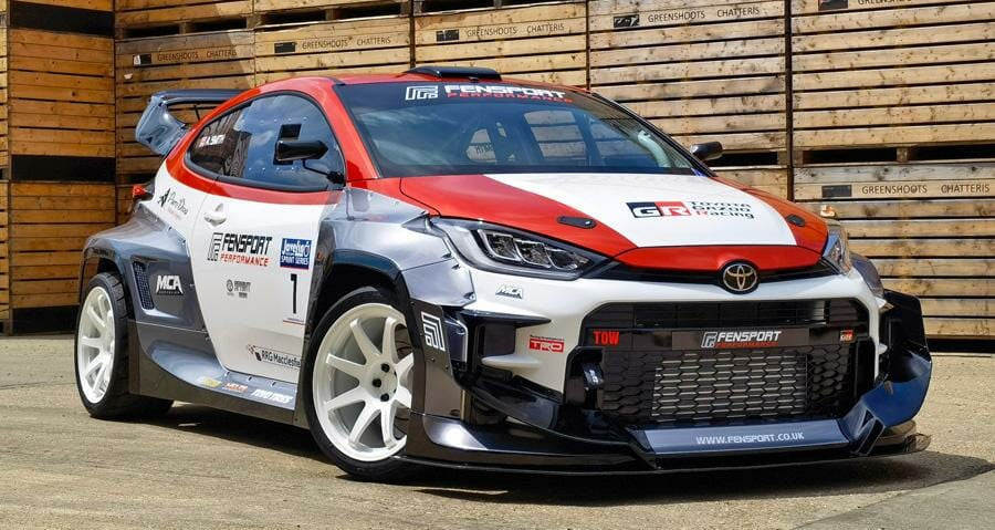 kit de jaula de seguridad multipunto T45 para TOYOTA GR Yaris Internacional. Certificado por FIA / MSUK