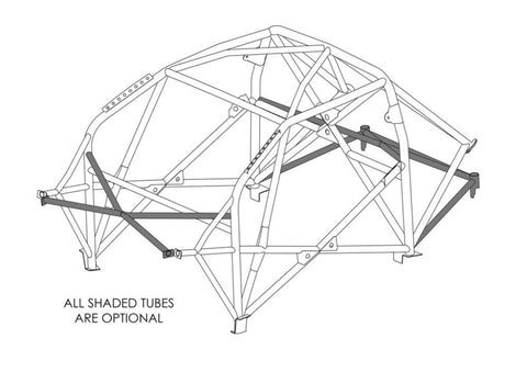 TOYOTA GR Yaris International Multipoint T45 roll cage kit. FIA / MSUK Certificated 