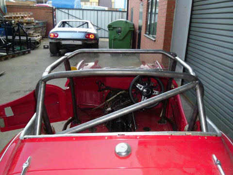 TRIUMPH TR3 Historic CDS roll cage kit. MS UK Compliant to Appendix K 