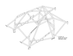VOLKSWAGEN Golf Mk7 Multipoint T45 roll cage kit FIA Certificated