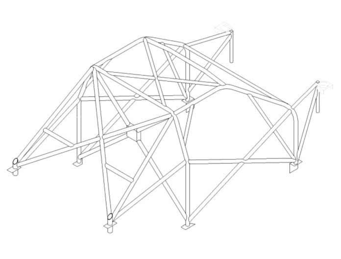Kit de jaula antivuelco VOLKSWAGEN Lupo Multipoint T45