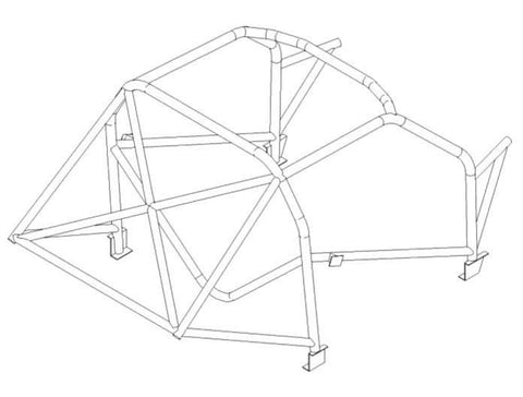 VOLKSWAGEN Vento International Multipoint T45 roll cage kit. FIA Certificated 