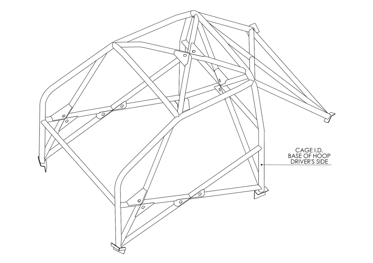VOLKSWAGEN UP Multipoint T45 roll cage 